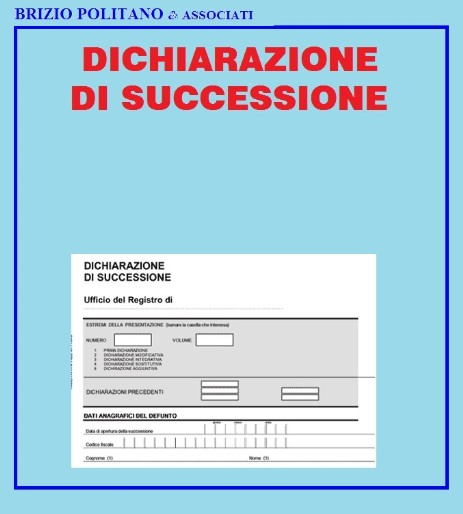 Dichiarazione di successione